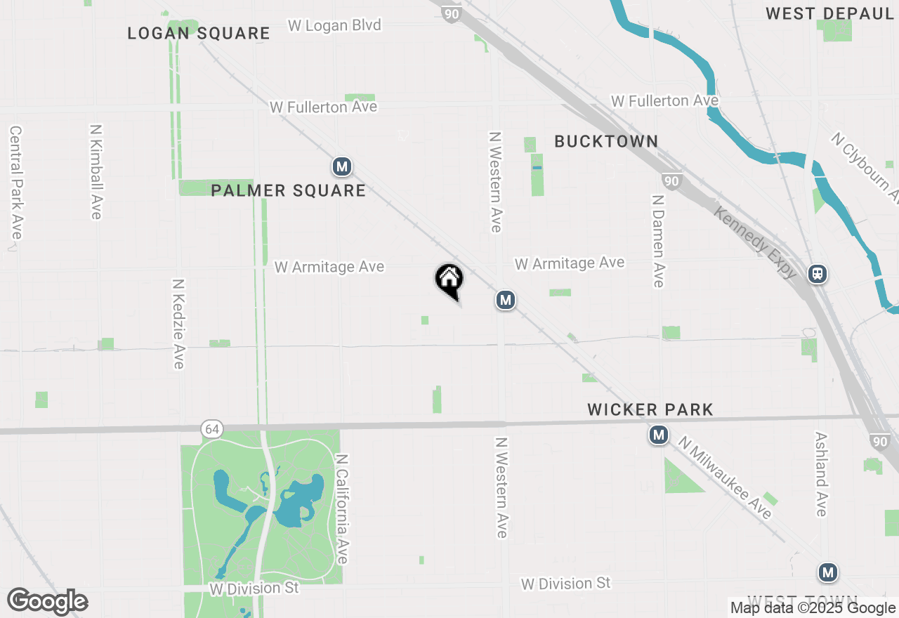 Map of 2515 W Cortland Avenue, Chicago, IL 60647