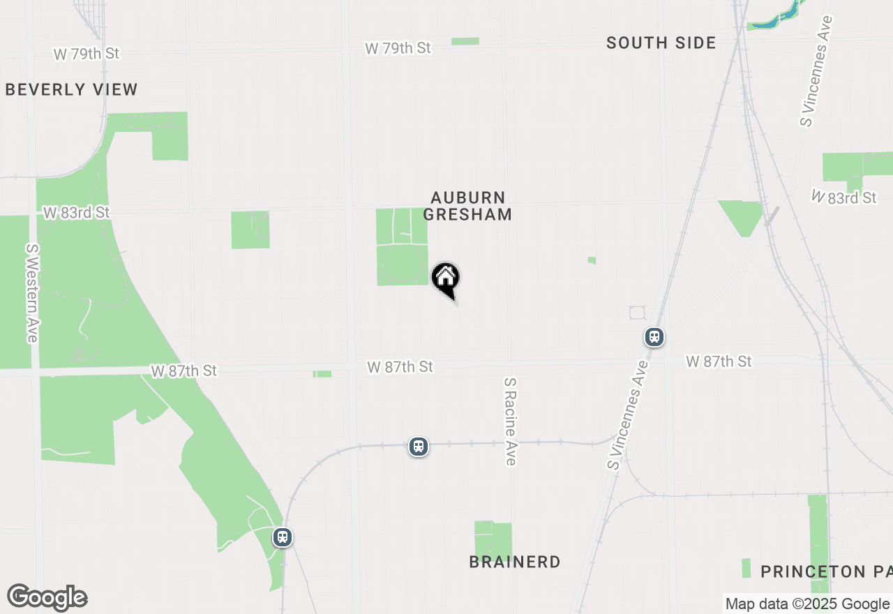 Map of 8532 S Ada Street, Chicago, IL 60620