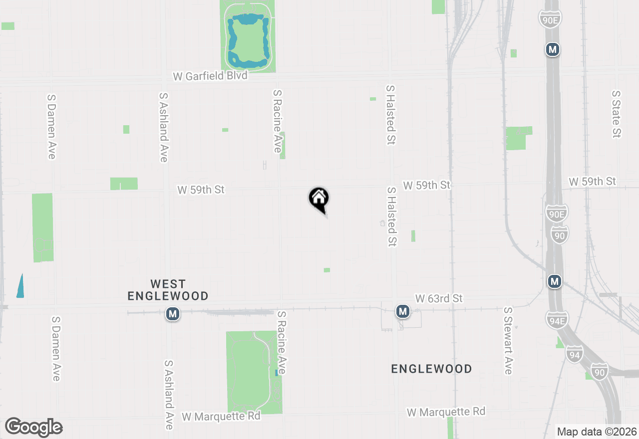 Map of 6004 S Carpenter Street, Chicago, IL 60621