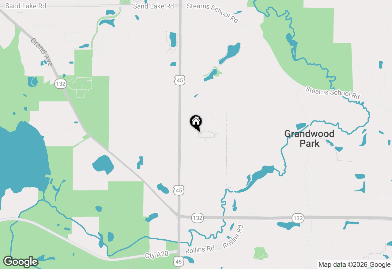 Map of 18950 W Glenhurst Drive, Lake Villa, IL 60046