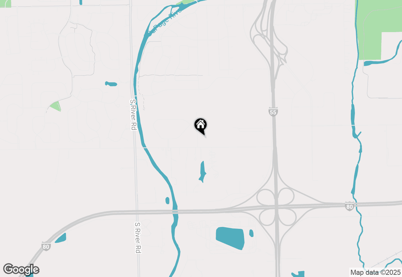 Map of 24412 W Park River Lane, Shorewood, IL 60404