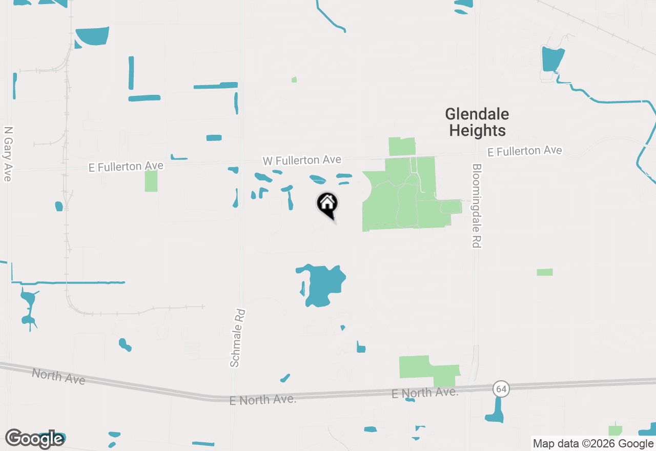 Map of 1459 Golfview Drive, Glendale Heights, IL 60139