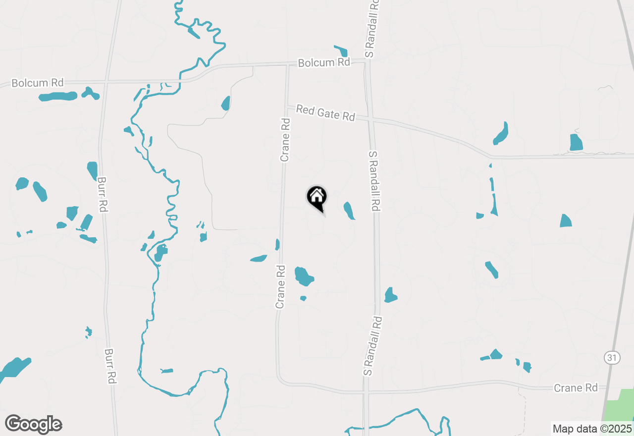 Map of 5N380 Ronsu Lane, St. Charles, IL 60175