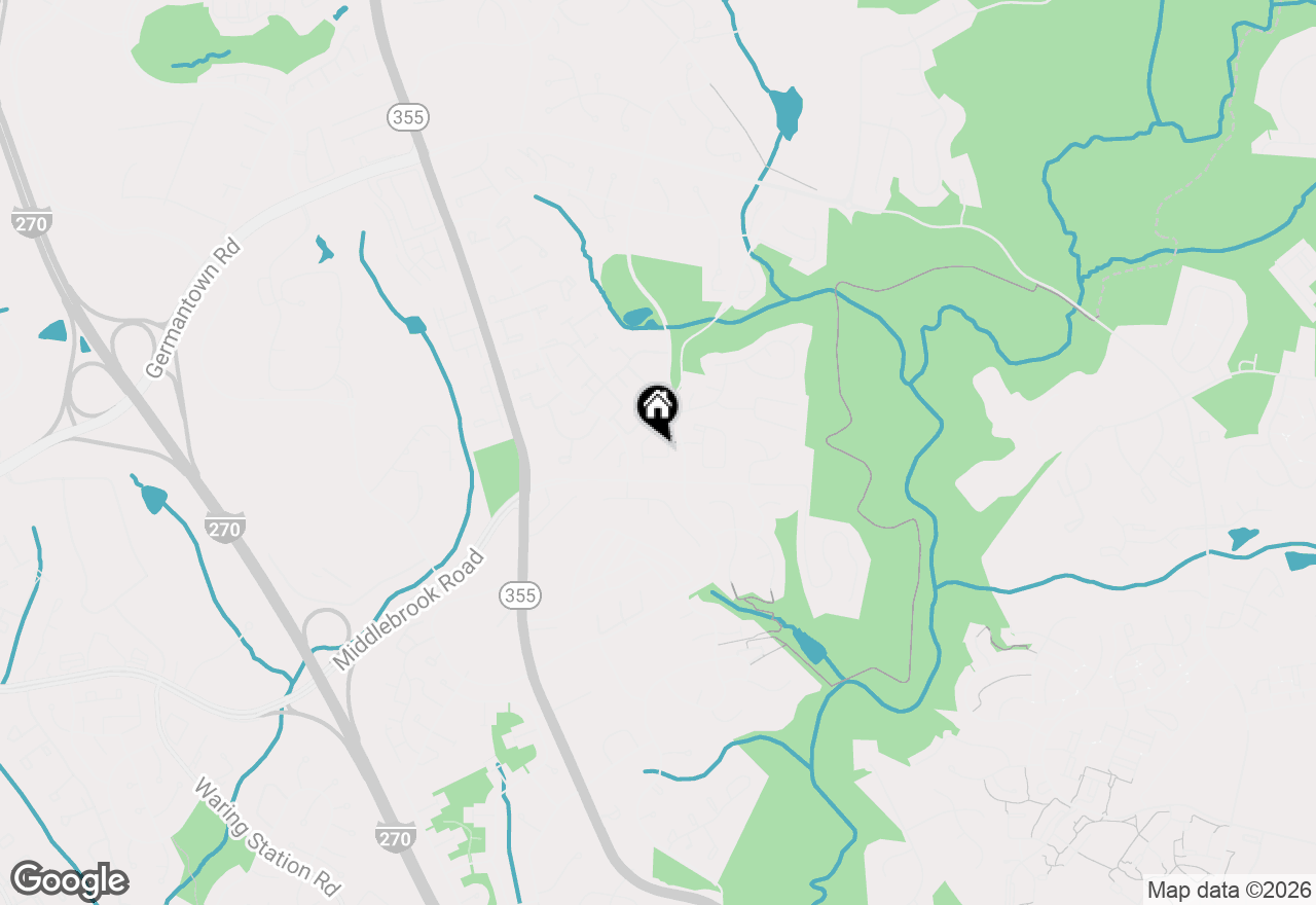 Map of 19911 Gateshead Circle, Germantown, MD 20876