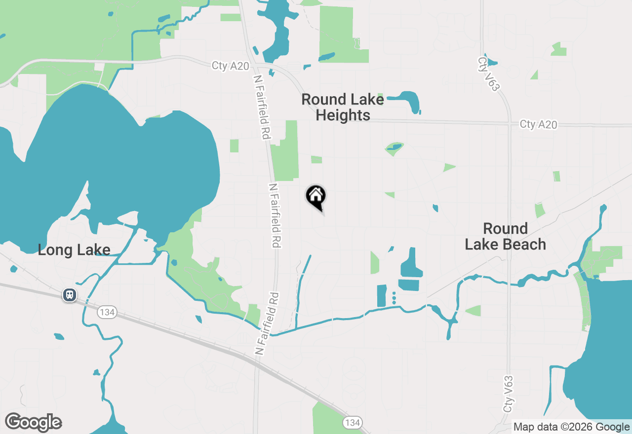 Map of 1315 Cherokee Drive, Round Lake Beach, IL 60073