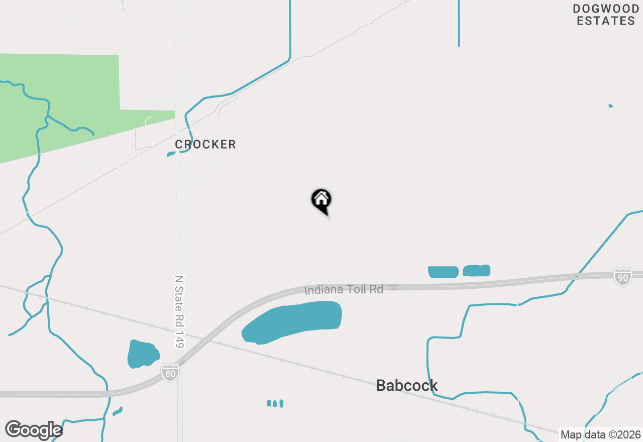 Map of 4221 Westwood Lane S, Chesterton, IN 46304