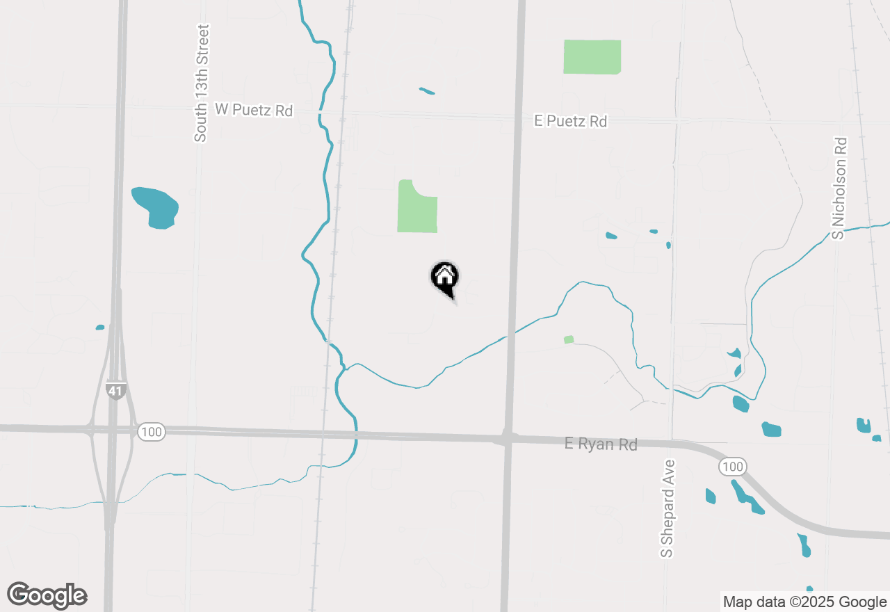 Map of 210 W Oak Leaf Dr #2, Oak Creek, WI 53154