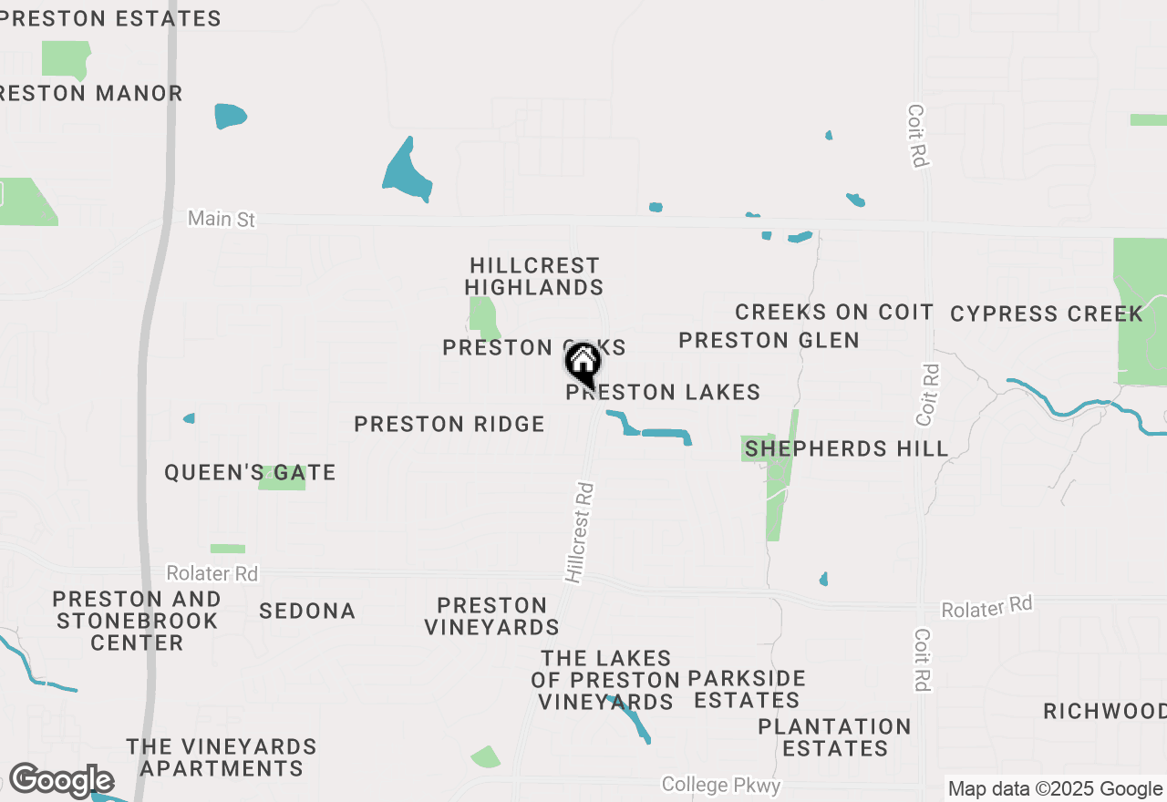 Map of 11003 Canoe Road, Frisco, TX 75035