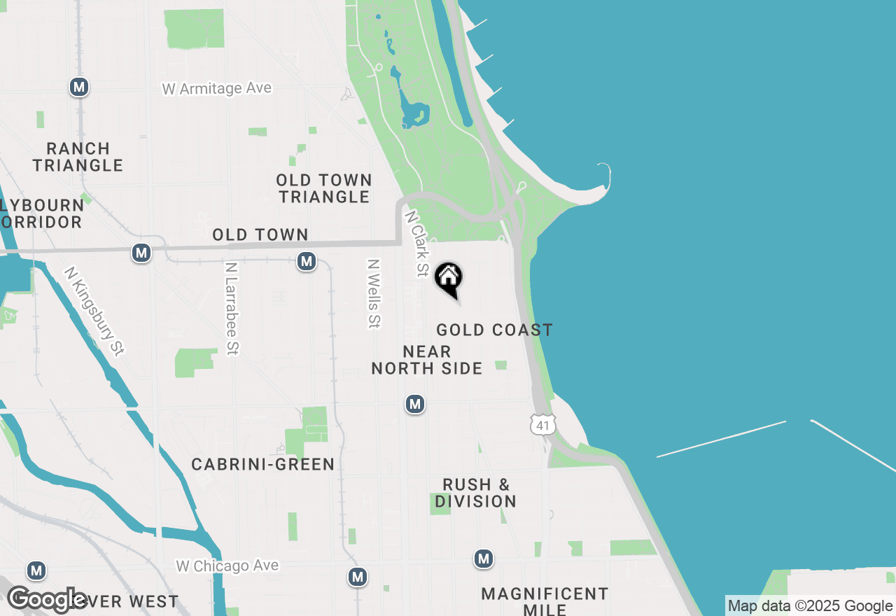 Map of 1415 N Dearborn Parkway #11D, Chicago, IL 60610