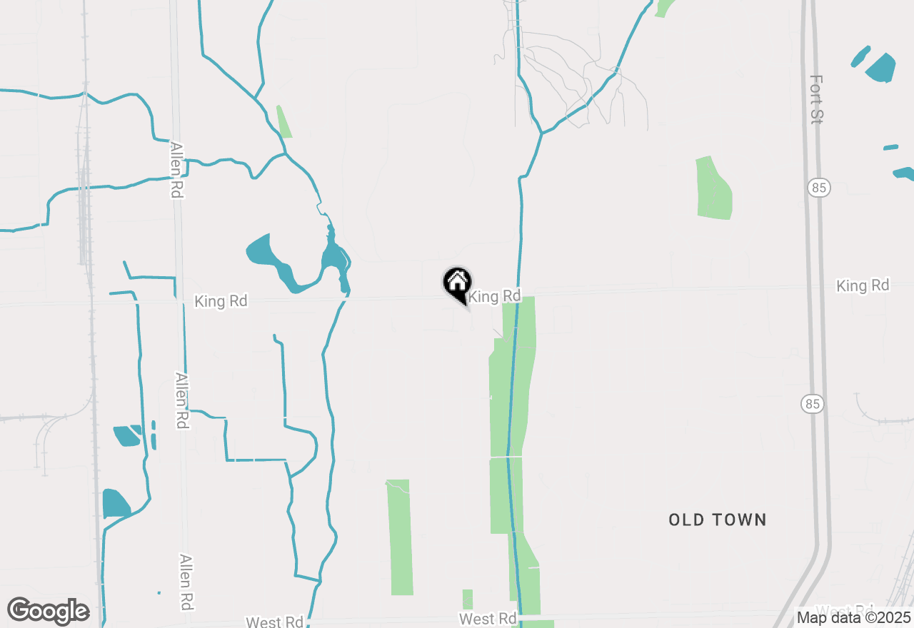 Map of 3341 Country Village Lane, Trenton, MI 48183