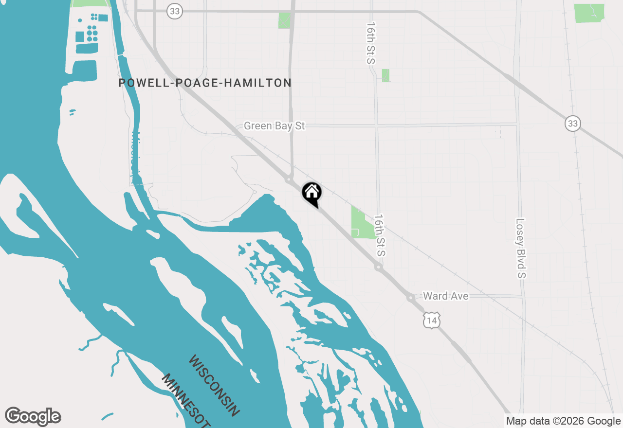 Map of 2303 13th St S, La Crosse, WI 54601