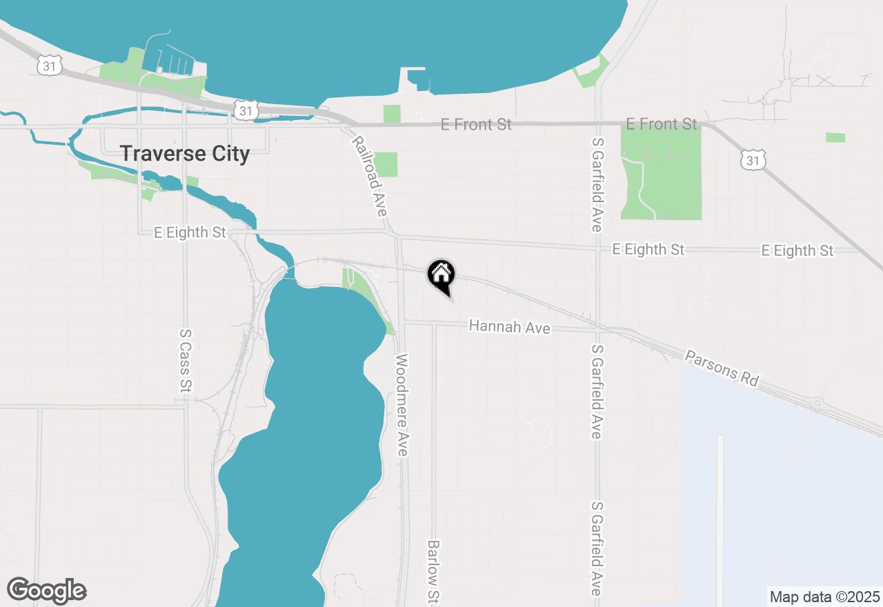 Map of 625 Barlow Street, Traverse City, MI 49686