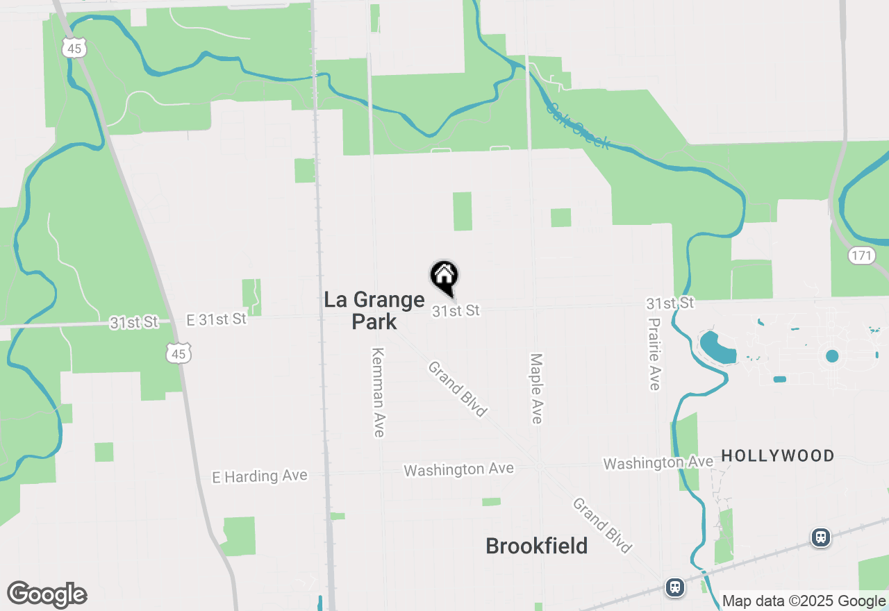 Map of 1509 E 31st Street #3, La Grange Park, IL 60513