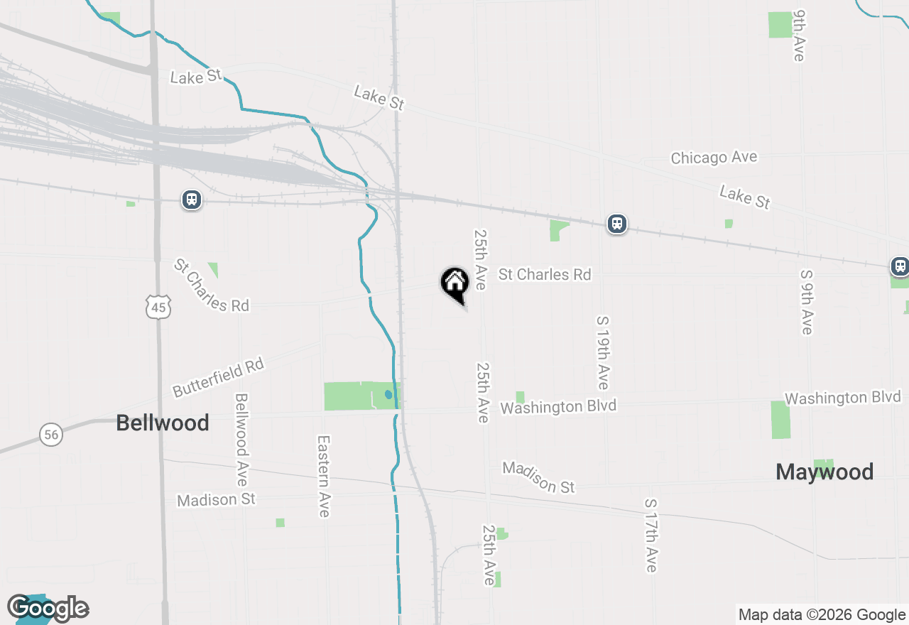 Map of 2610 Glos Avenue, Bellwood, IL 60104