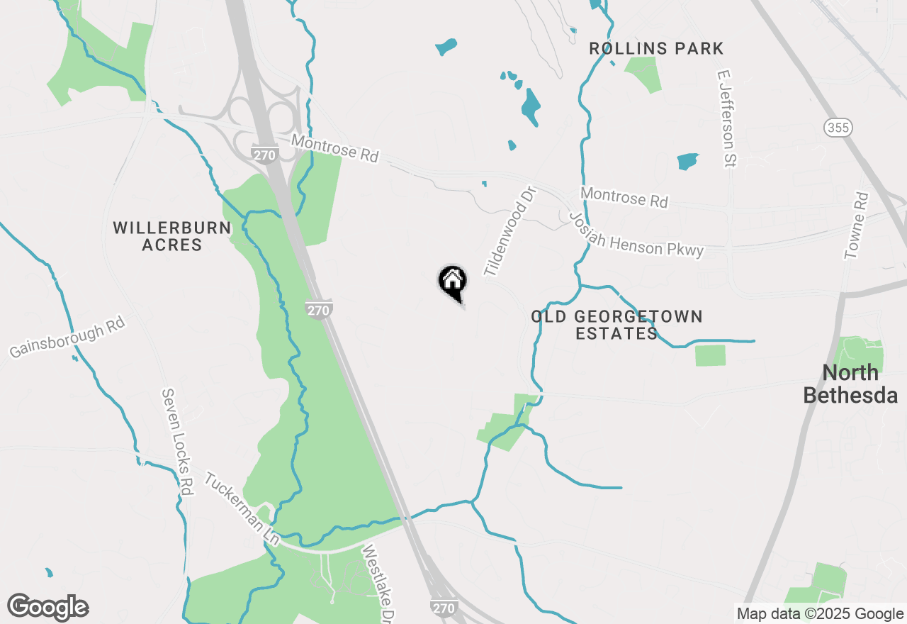 Map of 11710 Magruder Lane, Rockville, MD 20852