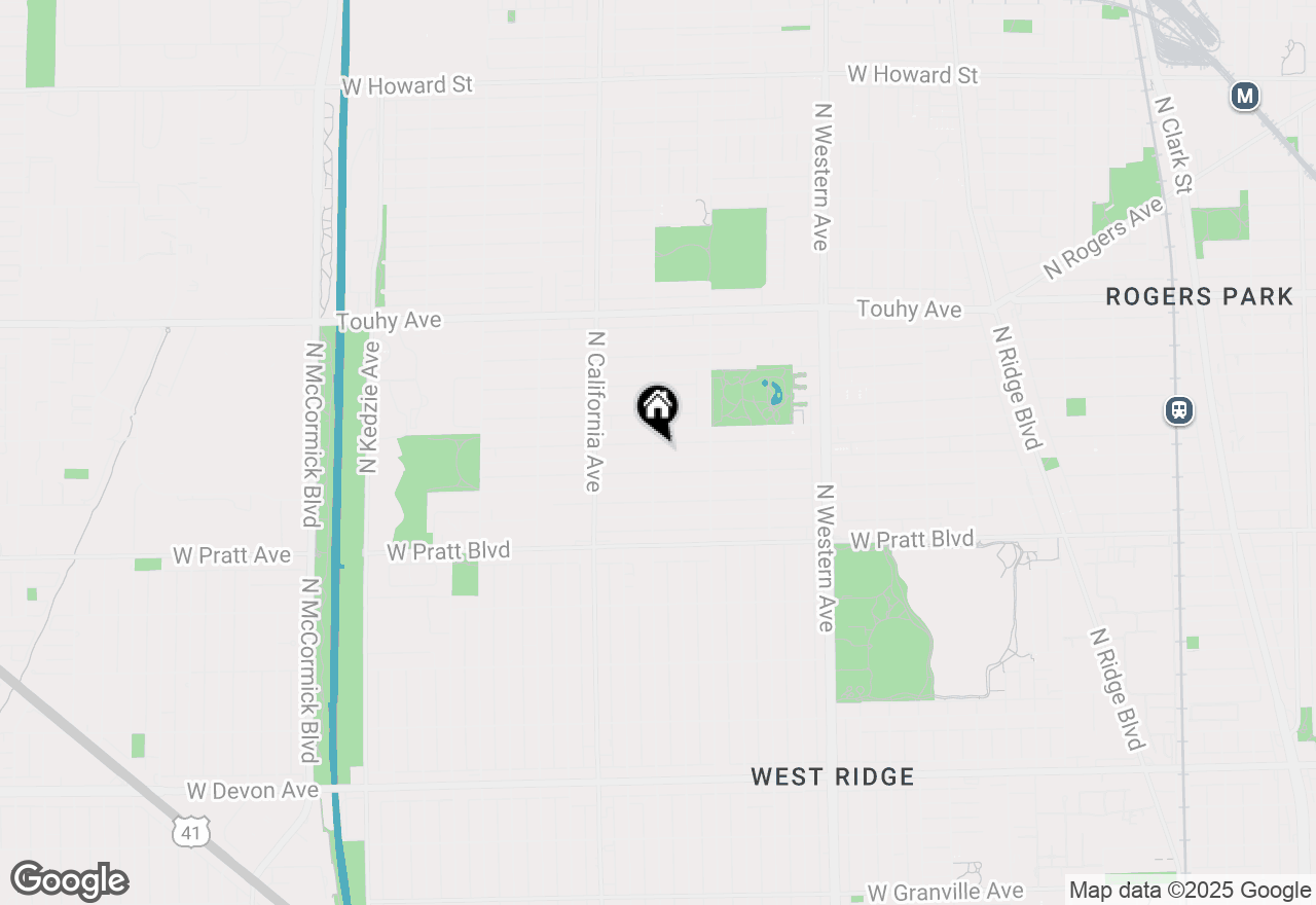 Map of 2656 W Coyle Avenue, Chicago, IL 60645