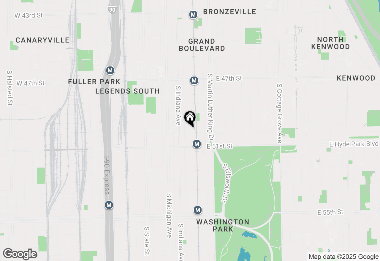 Map of 5000 S Prairie, Chicago, IL 60615