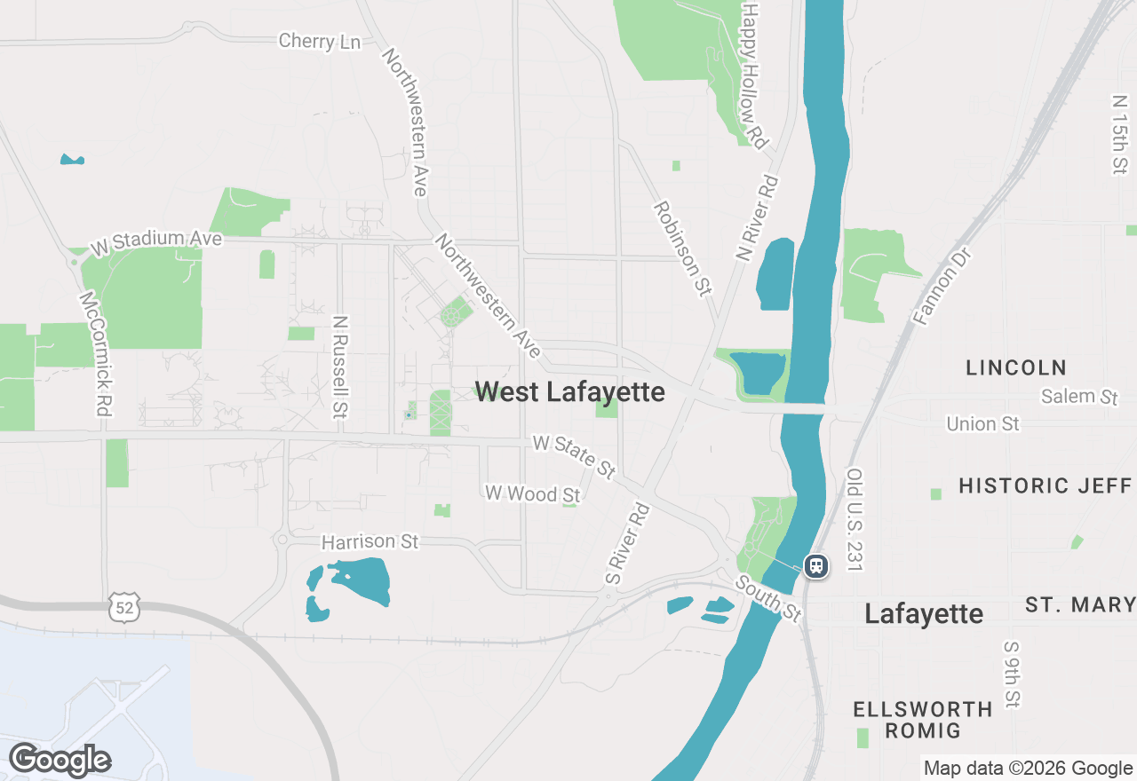 West Lafayette map