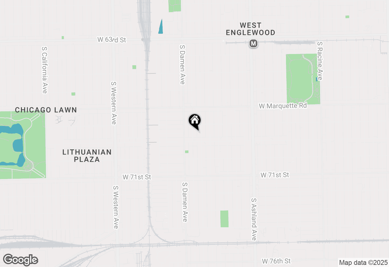 Map of 6831 S Winchester Avenue, Chicago, IL 60636
