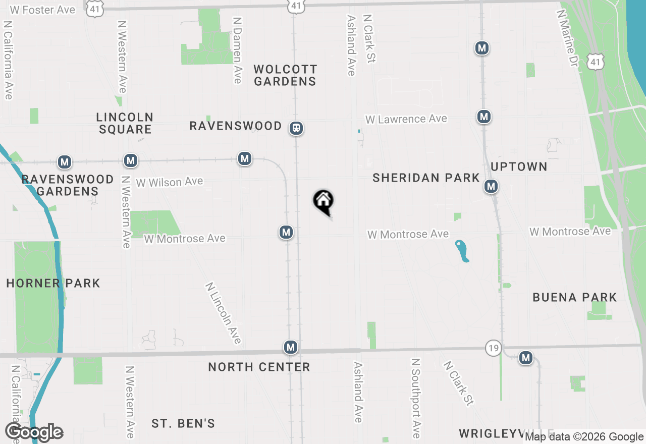 Map of 4427 N Hermitage Avenue, Chicago, IL 60640