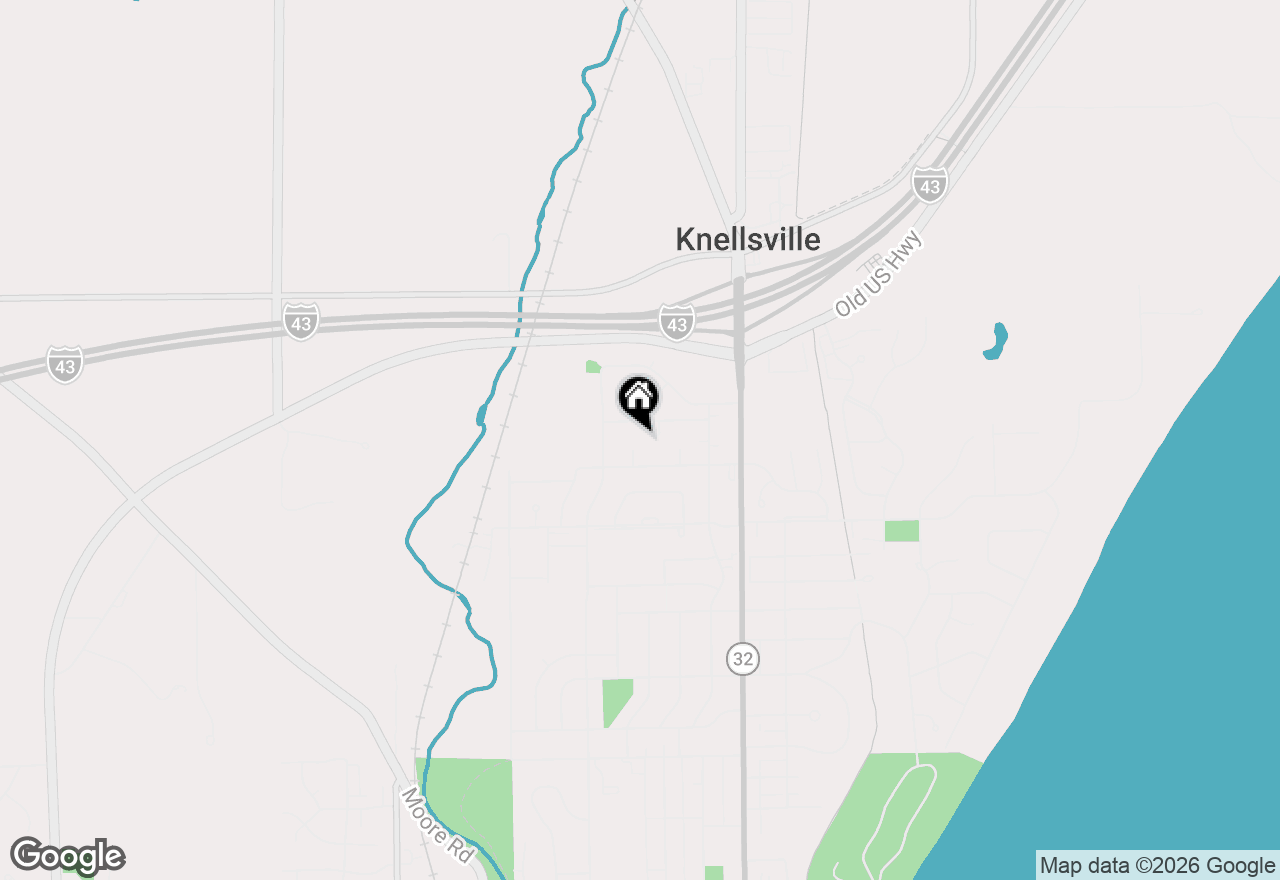 Map of 1624 Randy Cir, Port Washington, WI 53074