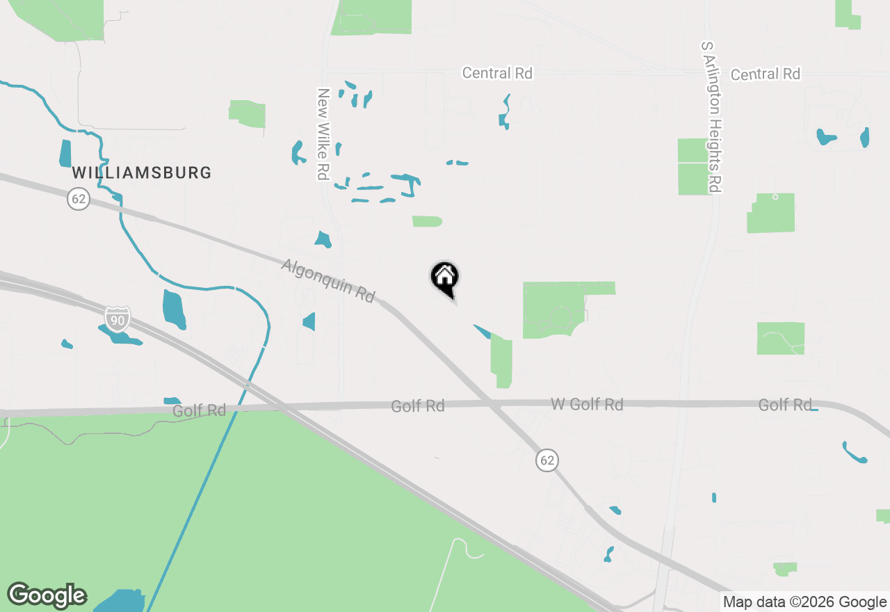 Map of 1615 S Harvard Avenue, Arlington Heights, IL 60005