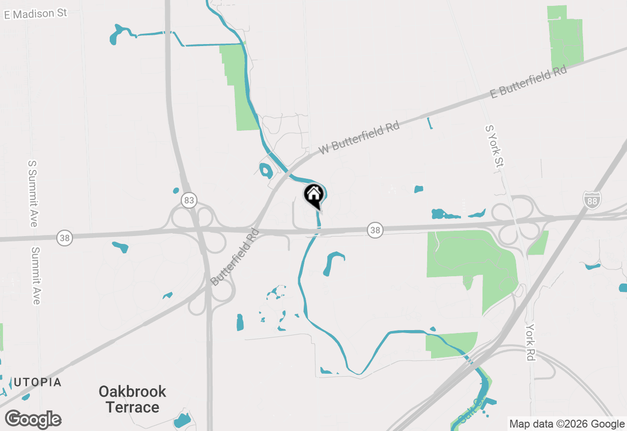 Map of 3 Dewalt Court, Elmhurst, IL 60126