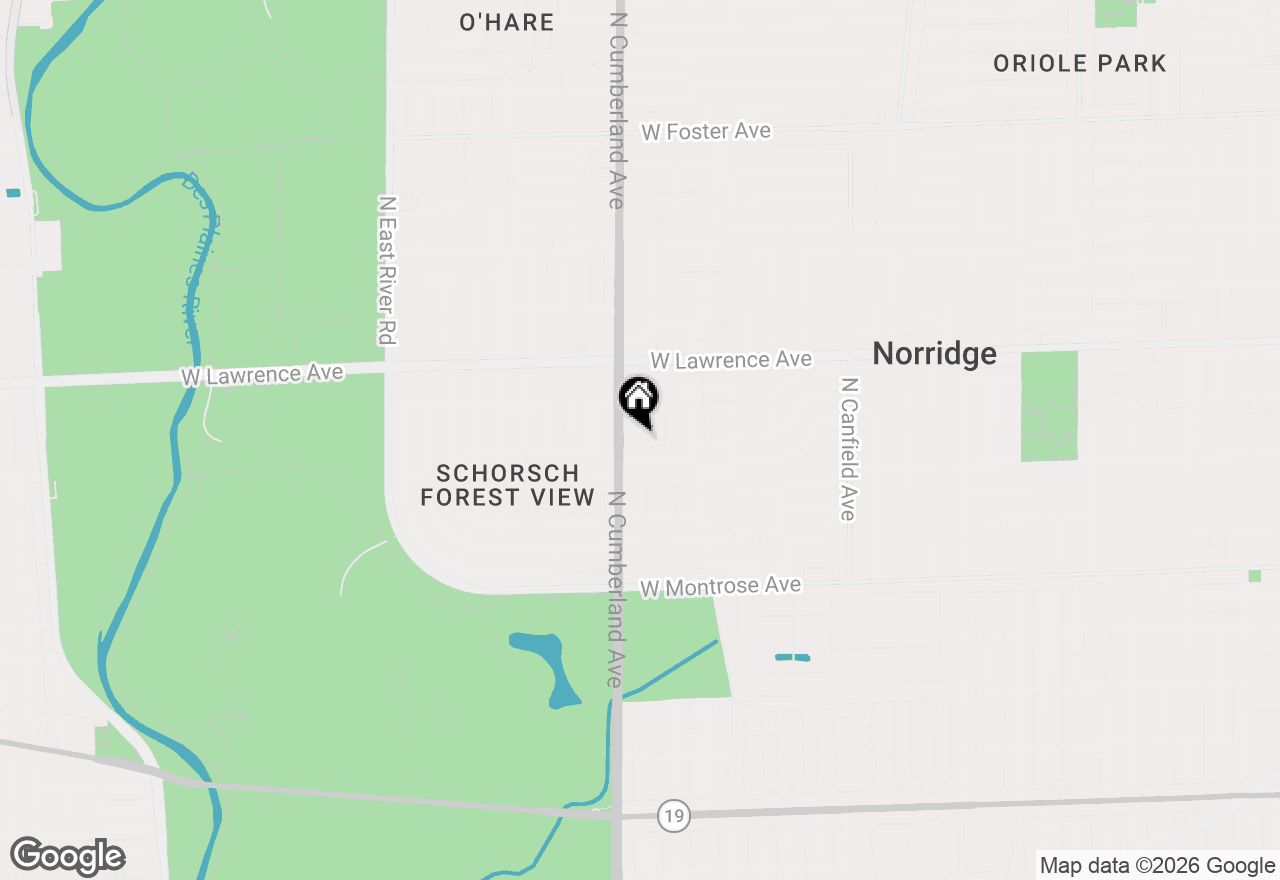 Map of 4655 N Cumberland Avenue #217, Norridge, IL 60706