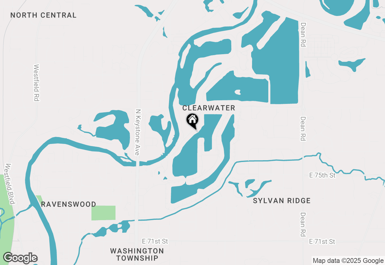 Map of 7719 River Road, Indianapolis, IN 46240