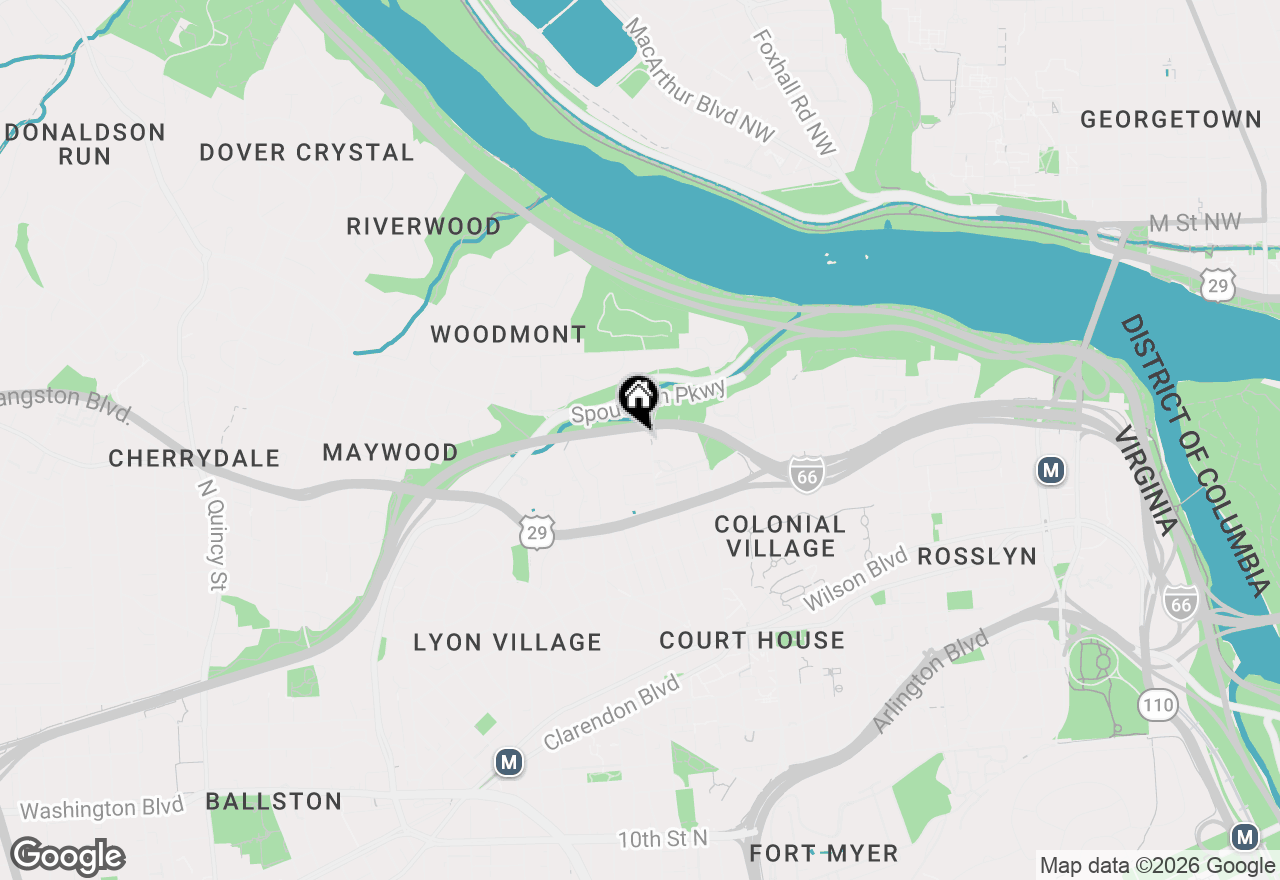 Map of 2030 Adams Street #811, Arlington, VA 22201