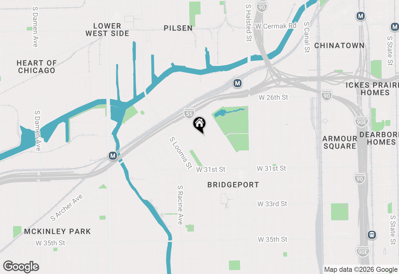 Map of (Address confidential), Chicago, Illinois 60608