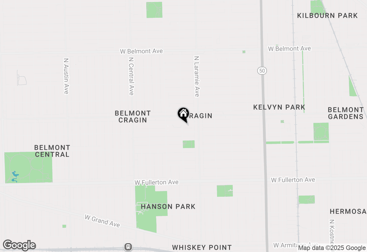 Map of 2721 N Lockwood Avenue #1C, Chicago, IL 60639