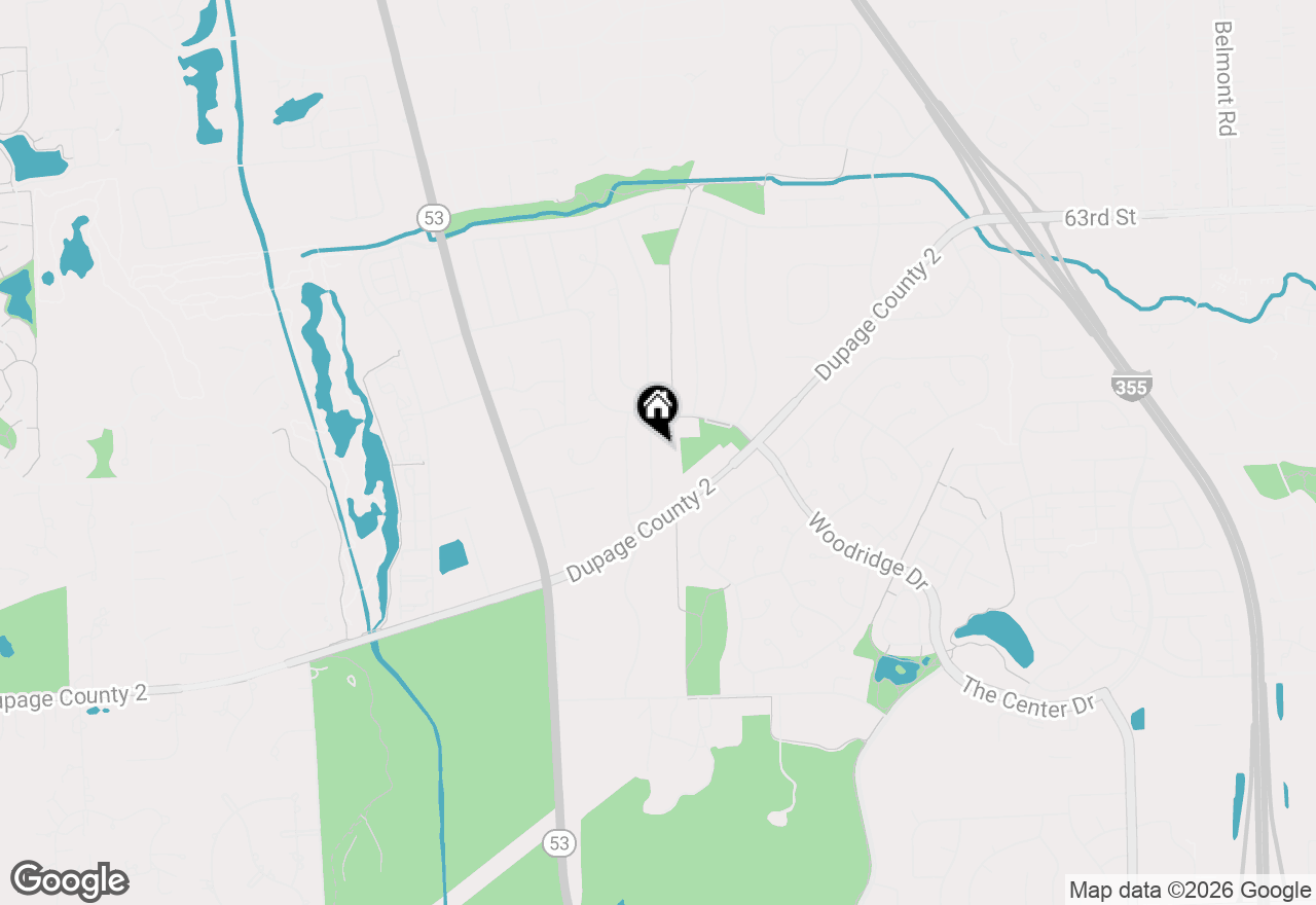 Map of 6705 Patton Drive, Woodridge, IL 60517