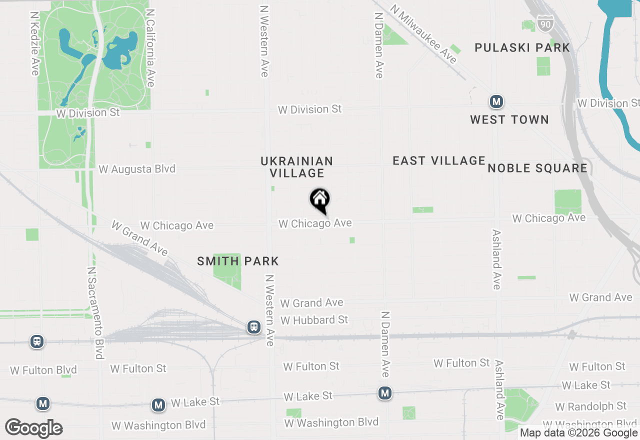 Map of 2210 W Chicago Avenue #3W, Chicago, IL 60622