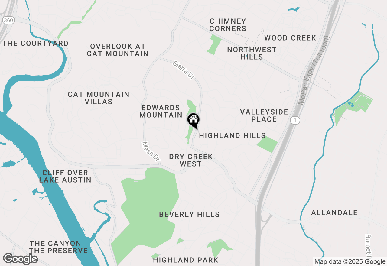 Map of 6000 Mountainclimb Dr, Austin, TX 78731