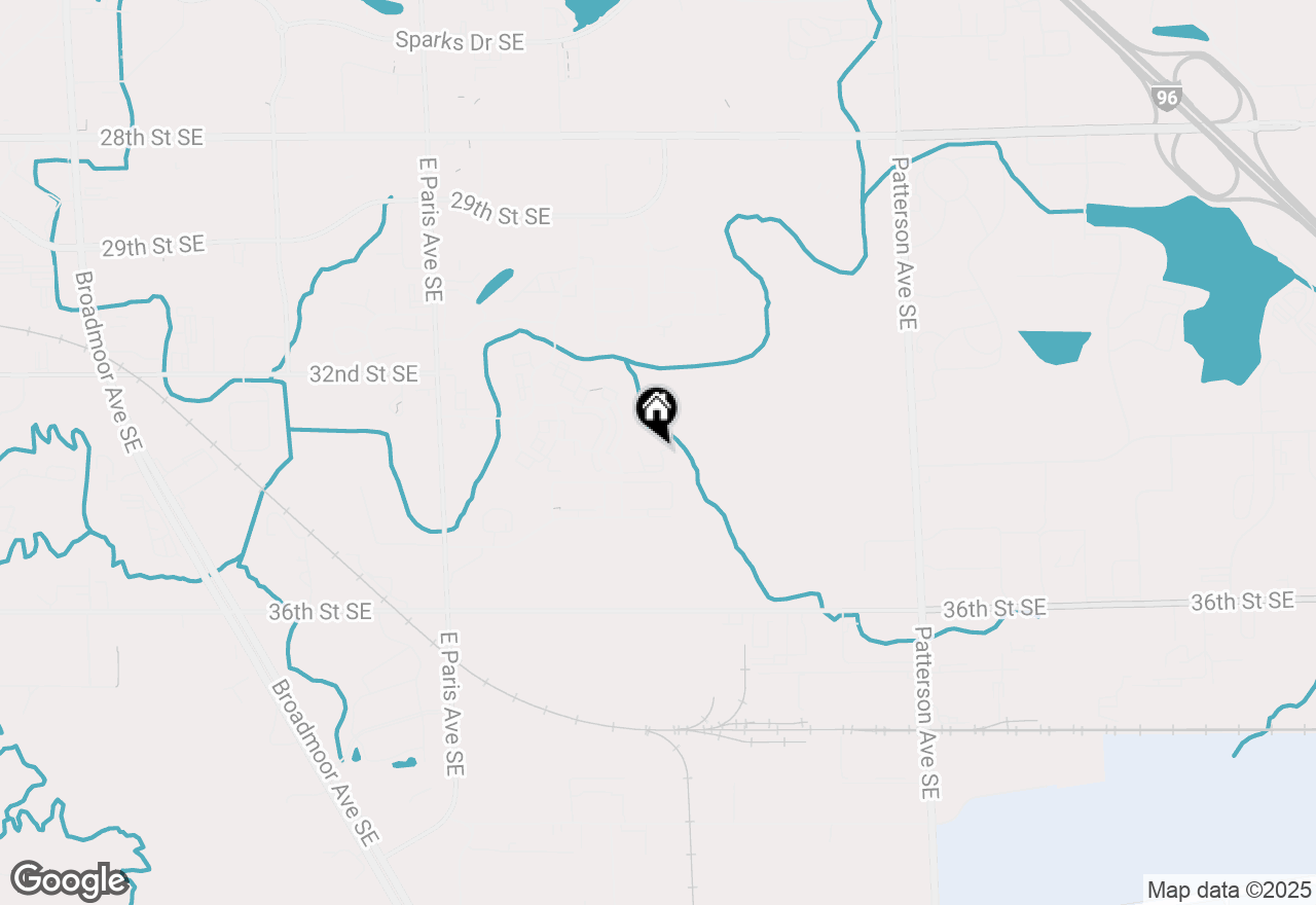 Map of 3382 Pine Meadow Drive Se #102, Kentwood, MI 49512