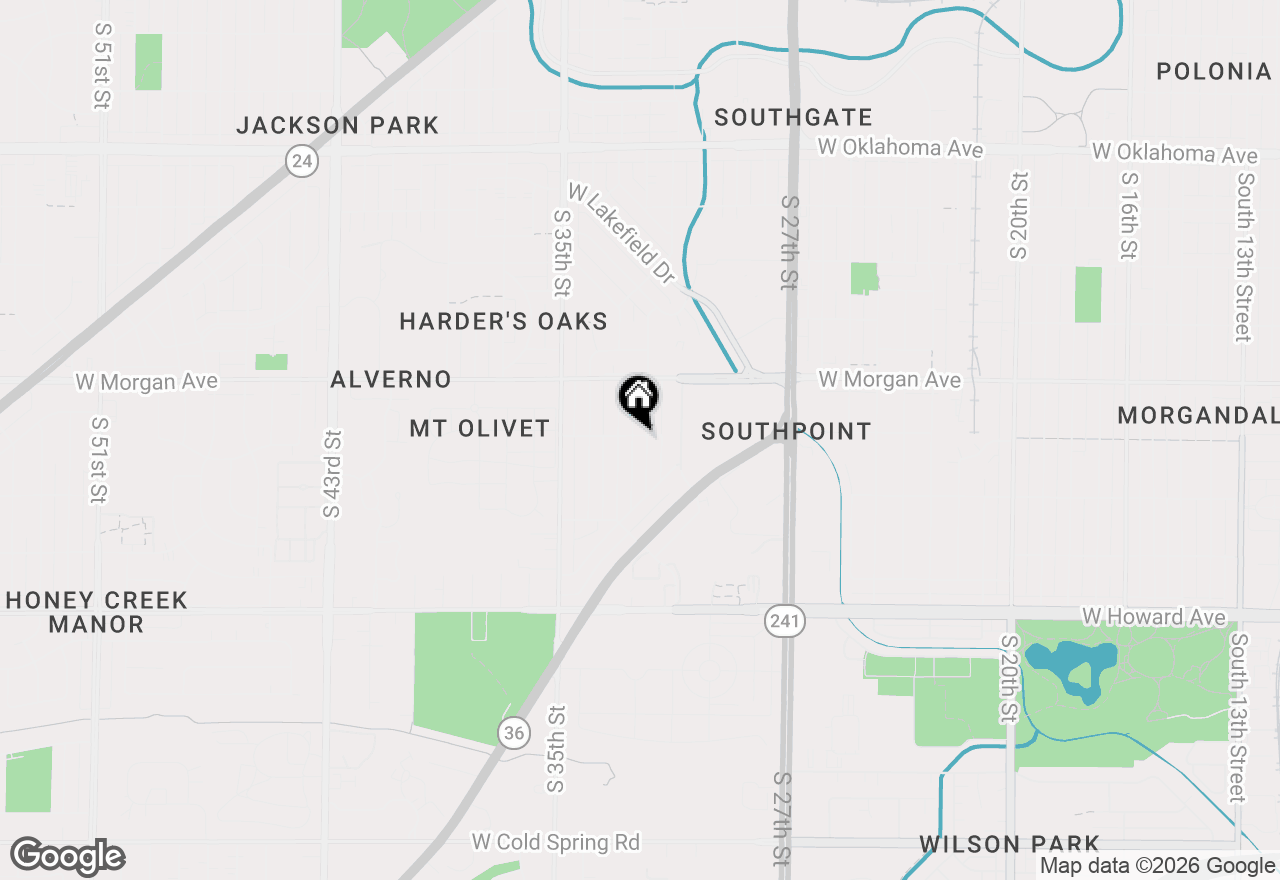 Map of 3601 S 32nd St, Greenfield, WI 53221