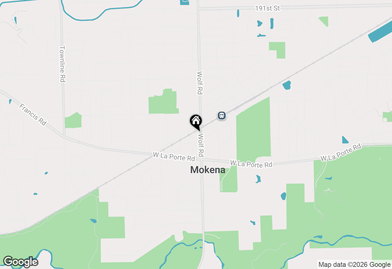 Map of 19806 Wolf Road #304, Mokena, IL 60448