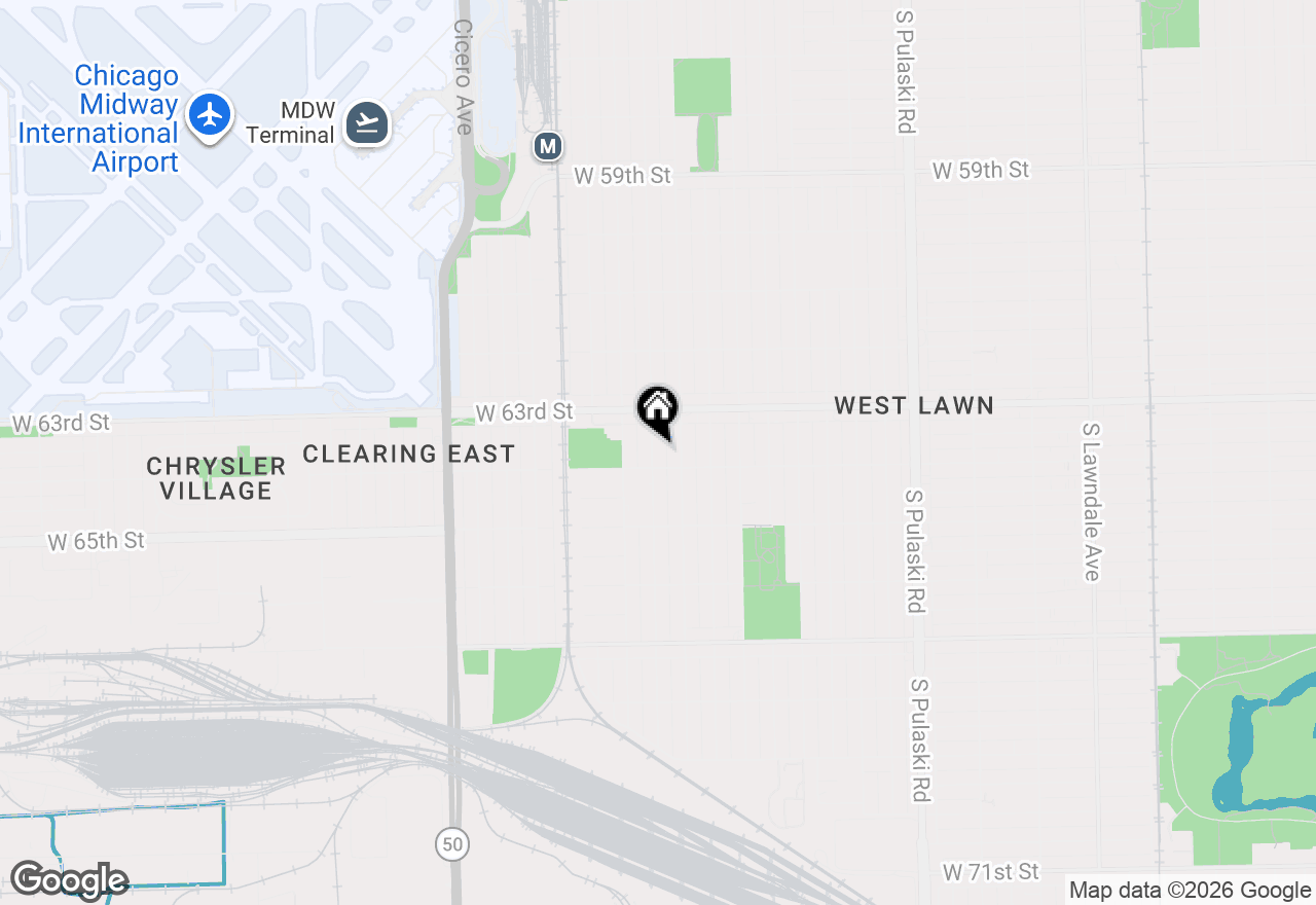 Map of 6347 S Kenneth Avenue, Chicago, IL 60629