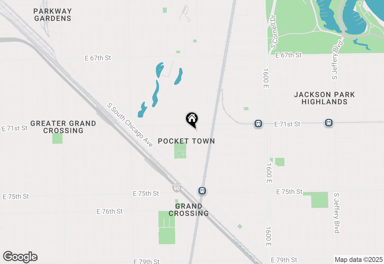 Map of 7125 S University Avenue, Chicago, IL 60619