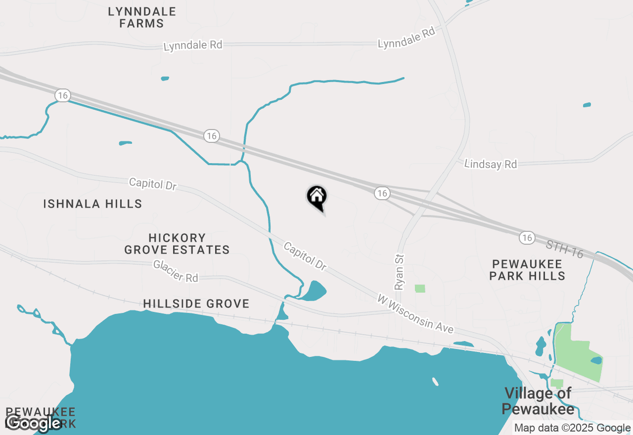 Map of 1083 Quinlan Dr #C, Pewaukee, WI 53072