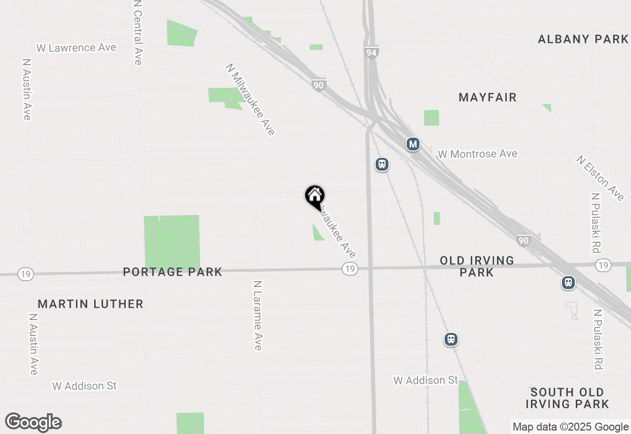 Map of 4159 N Dickinson Avenue, Chicago, IL 60641