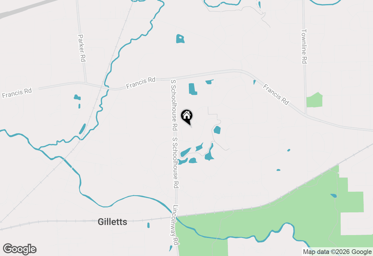 Map of (Address confidential), Mokena, Illinois 60448