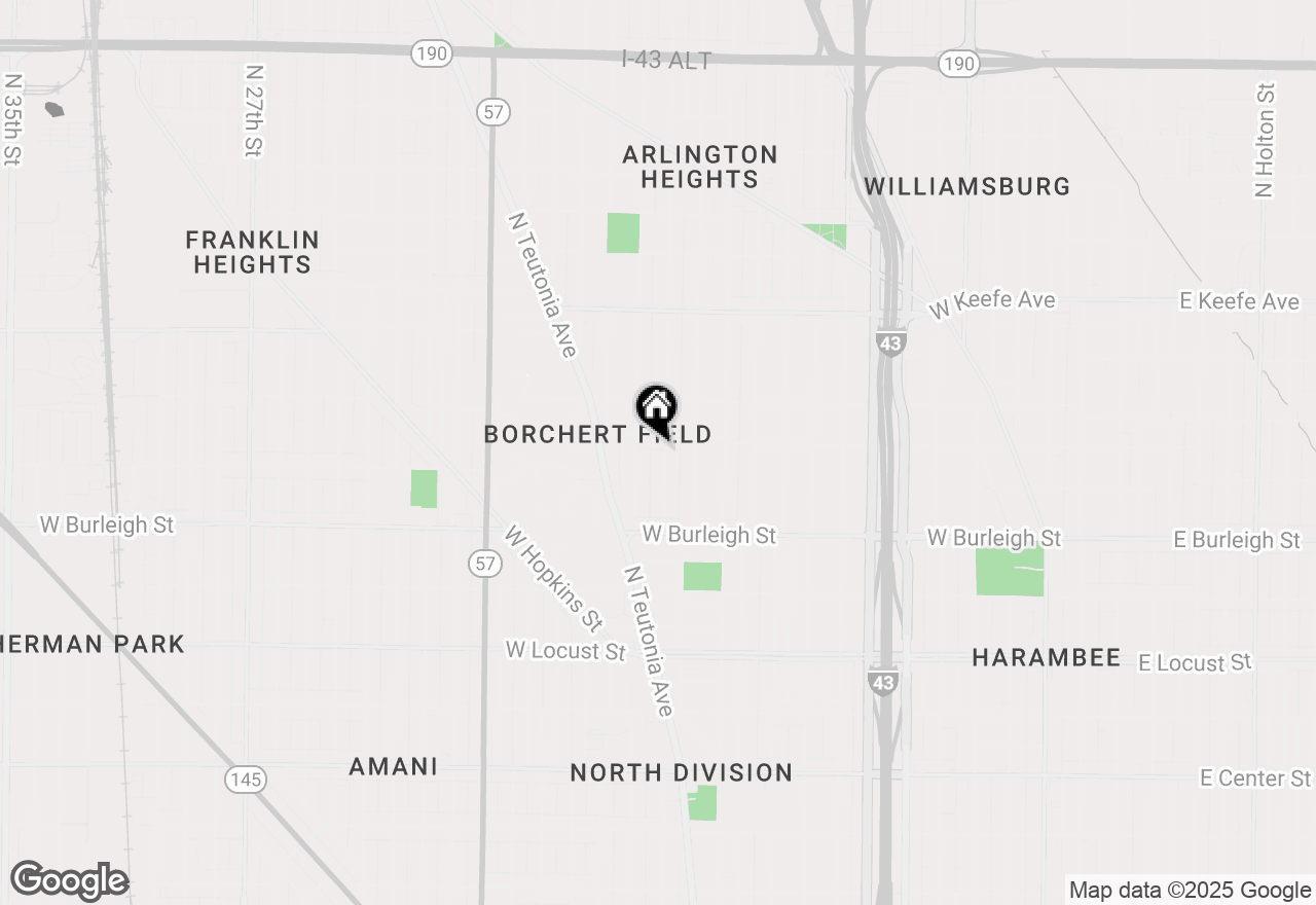 Map of 3227 N 15th St #3229, Milwaukee, WI 53206