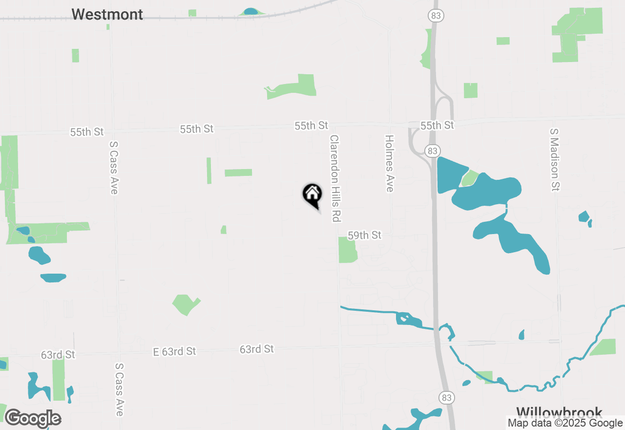 Map of 5805 Tennessee Avenue, Clarendon Hills, IL 60514