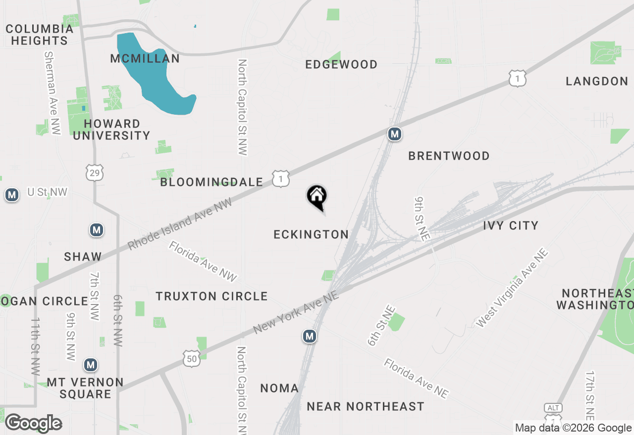 Map of 219 T Street Ne #404, Washington, DC 20002