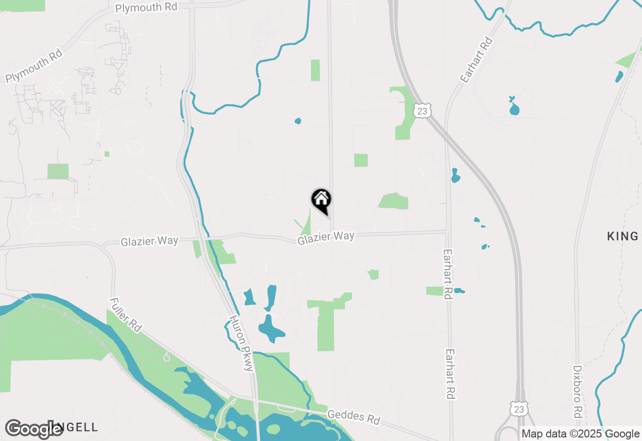 Map of 1001 Green Road, Ann Arbor, MI 48105