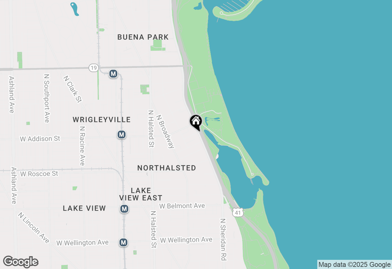 Map of 519 W Brompton Avenue #205, Chicago, IL 60657