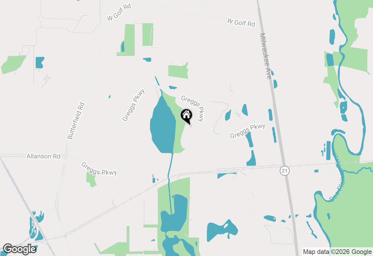 Map of 1744 Lake Charles Drive, Vernon Hills, IL 60061