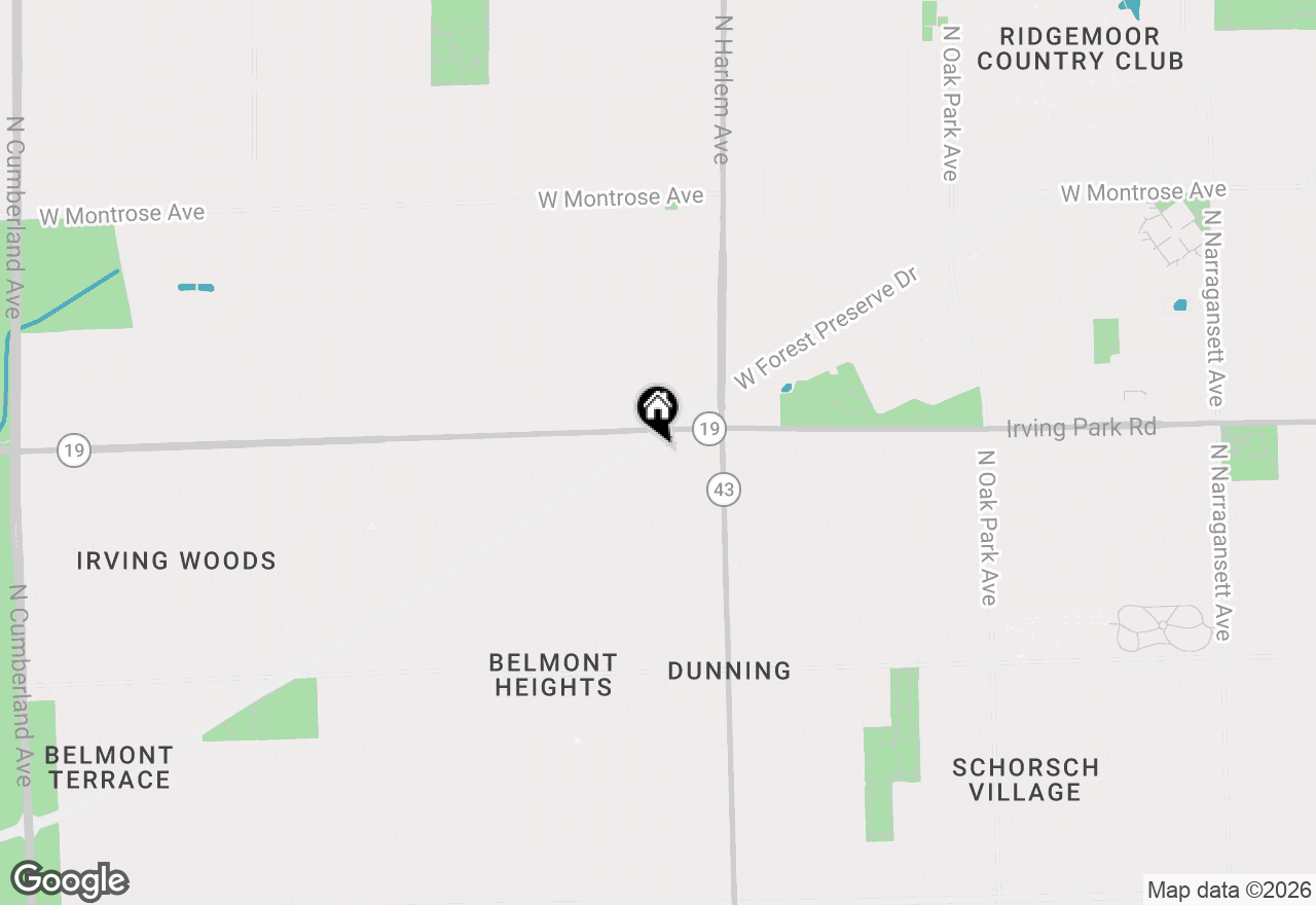 Map of 3946 N Octavia Avenue, Chicago, IL 60634